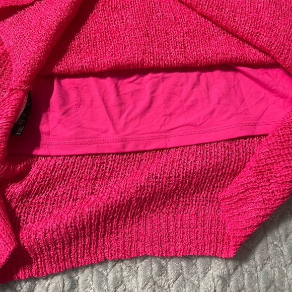 🔴🔴MiracleBody Pink Long Sleeve Tunic & Spaghetti Strap Set - Picture 4 of 8